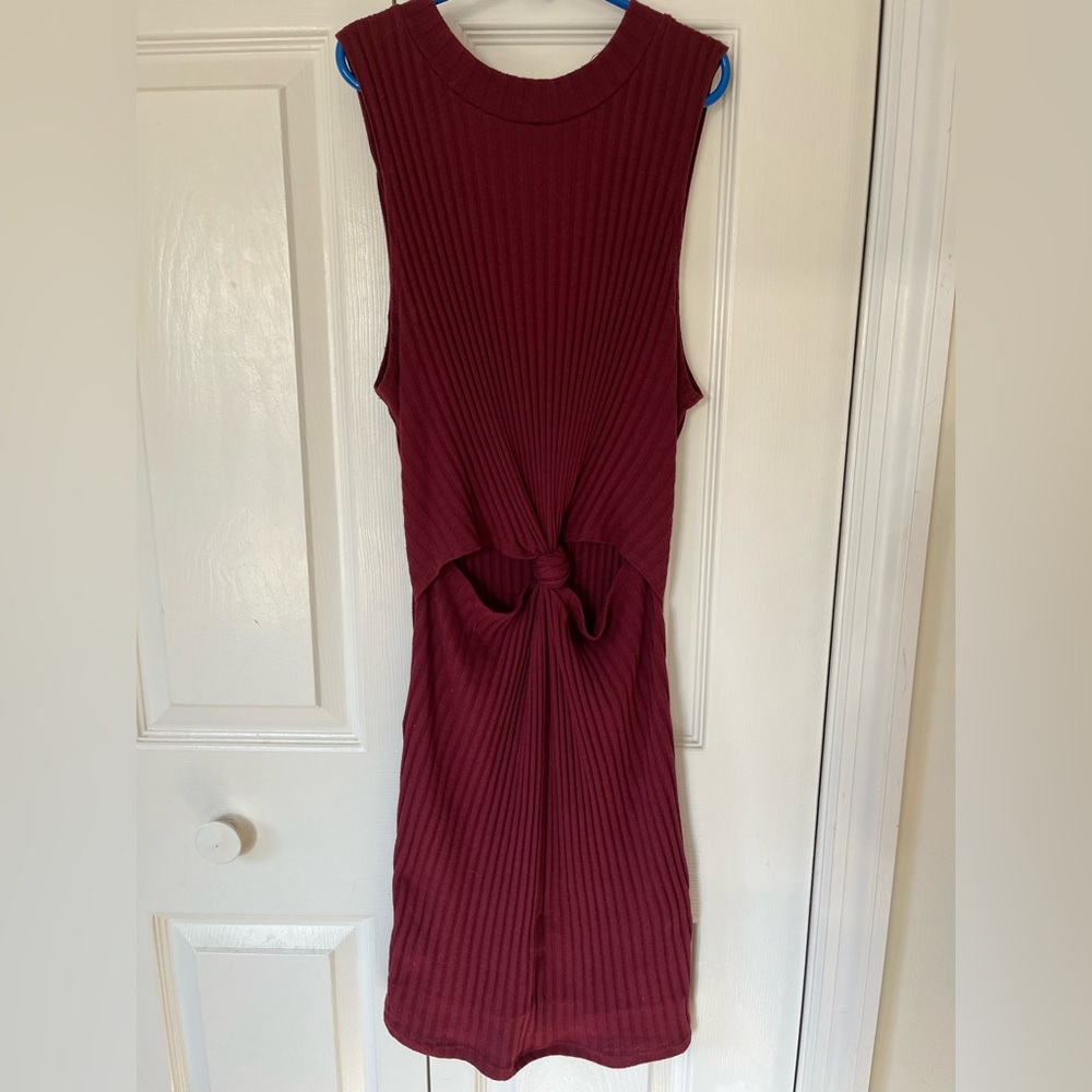 Maroon Formal short dress